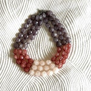 3 color necklace